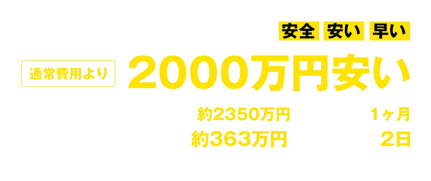 ドローンによる赤外線調査なら通常より2000万円安い